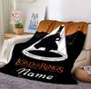 Custom Name Journey Light Flannel Blanket Throw Blanket Soft Warm Sofa Bed home Decor Unique Gift