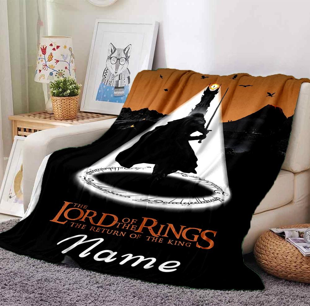 Custom Name Journey Light Flannel Blanket Throw Blanket Soft Warm Sofa Bed home Decor Unique Gift
