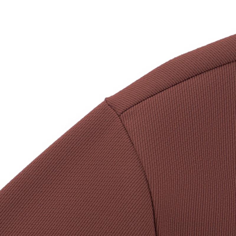 SEVEN Men's Non-Deforming Collar Long Sleeve Polo Shirt