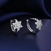925 Sterling Silver Earrings For Women Round Zircon Earrings Sparkling Party Wedding Jewelry Gift AccessoriesGood Product