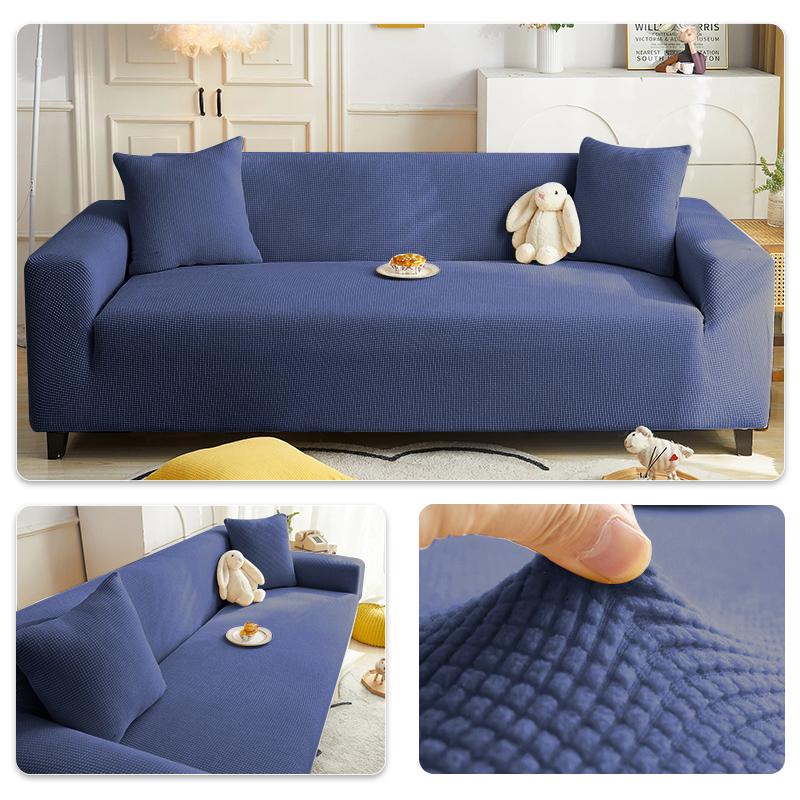 Elastic Adjustable Sofa Cover Non-slip Jacquard Armchair Sofa Pad L Shape Sofa Covers For Living Room 1/2/3/4/5 Seat Home Decor