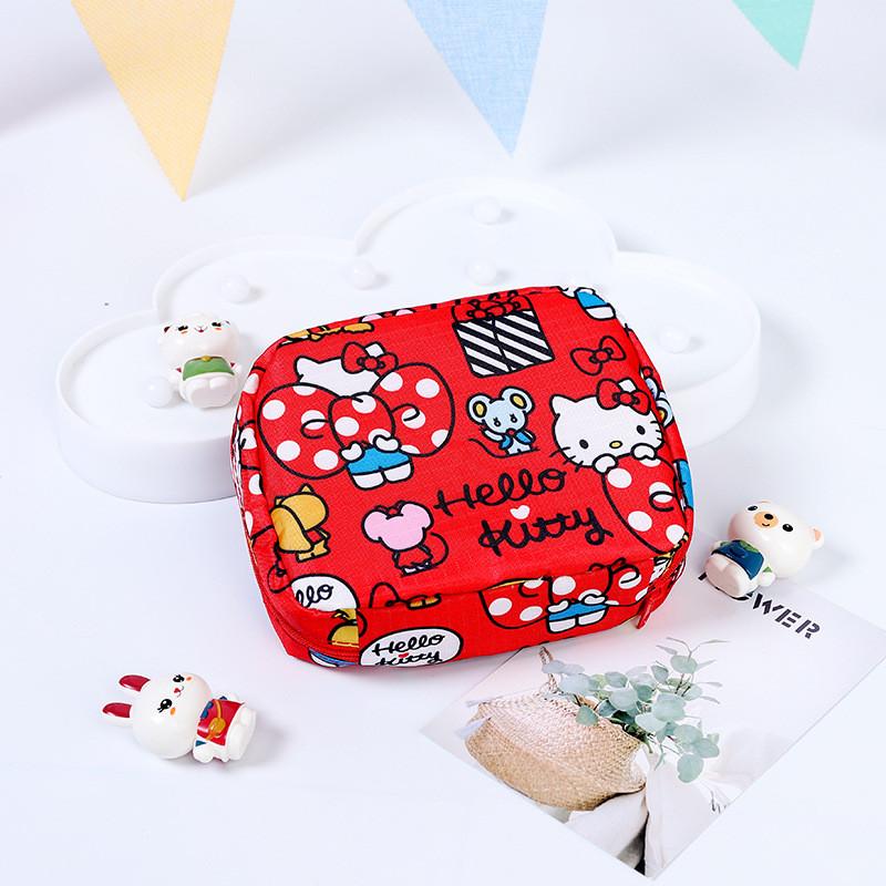 Waterproof Mouse Sanitary Pad Storage Bag For Travel Girls