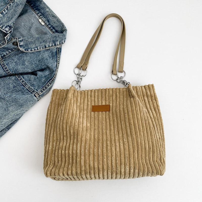 

Modern And Elegant Women s Handheld Tote Bag Featuring Soft Material And Ample Storage Khaki