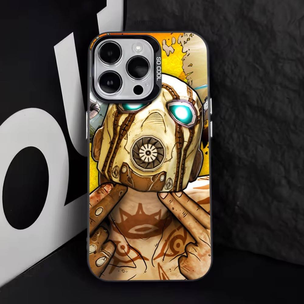 Borderlands Phone Case For iPhone 17,16,15,14,13,12,11 Plus,Pro Max,XS,Colorful Silver Black Cover