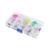 93pcs Ice Fishing Jigs Kit Includes Jig Hds Hook and Soft Lures for Bass Trout Walleye