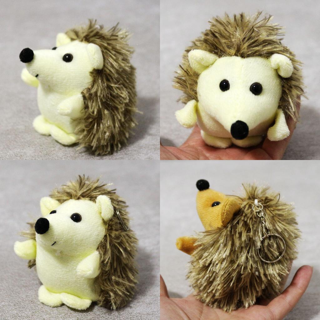Adorable Plush Hedgehog Toy Soft Cuddly Stuffed Animal Creative Gift 10cm