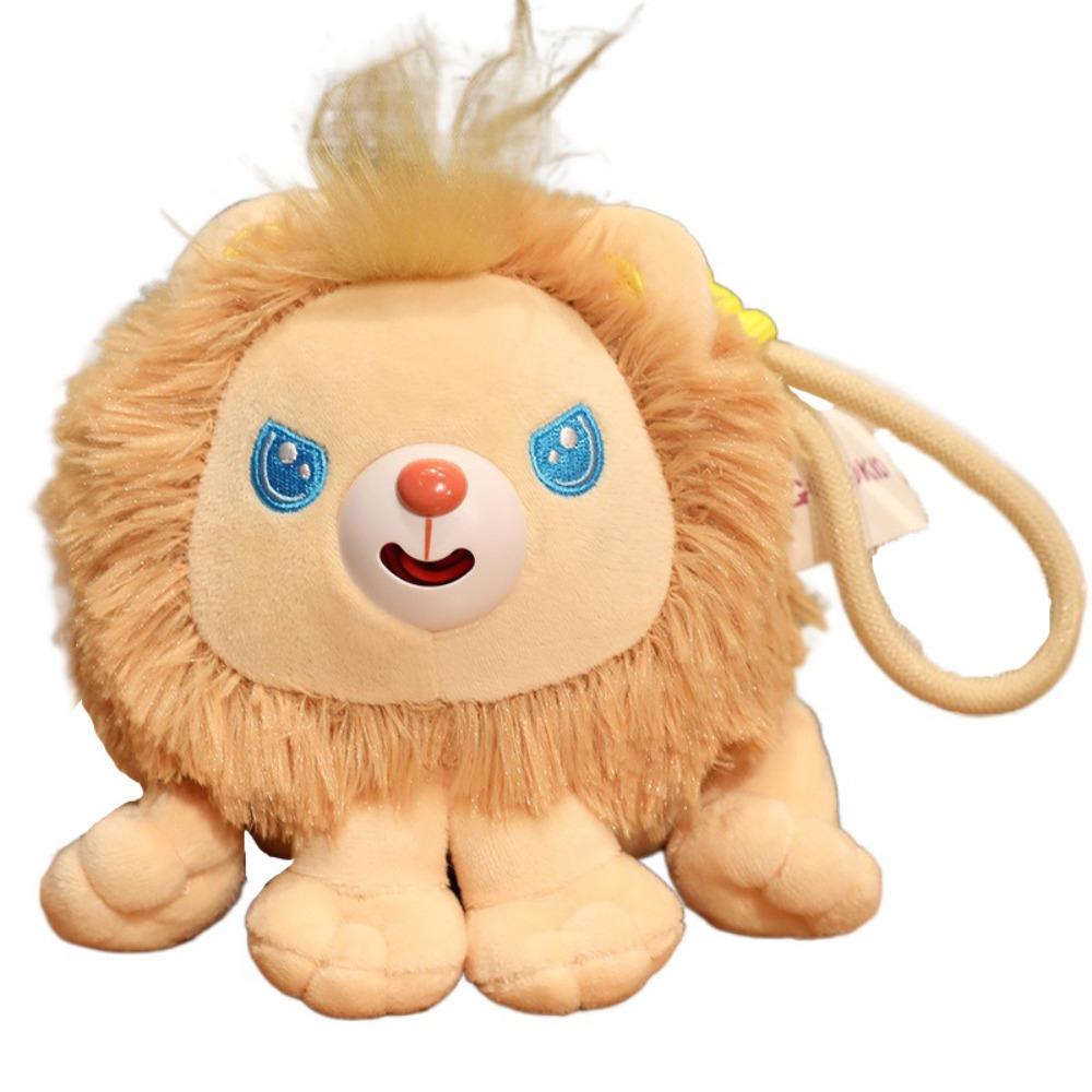 With Sound Animal Plush Pendant Stick Out Tongue Plush Doll Keychain Bag Pendant