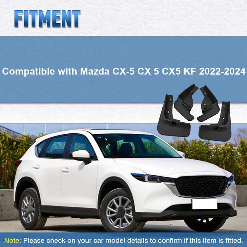 Car Splash Guards Fender for Mazda CX-5 CX 5 CX5 KF -2024 Front and Rear Mud Flaps