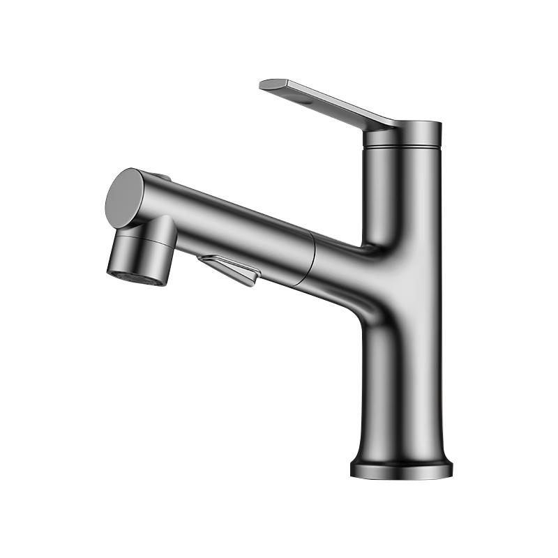 Pull-Out Bathroom Sink Faucet