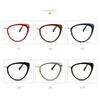 Anti-Blue Light Cat Eye Prescription Spectacle Women Myopia Lens Photochromic Glasses Diopter 0 -0.5 -0.75 -1.0 -2.0 To -6.0