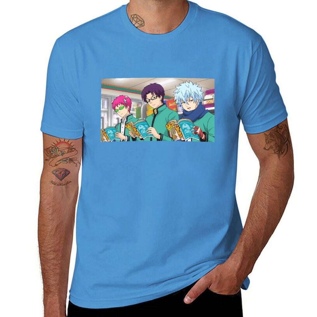 Saiki Kuboyasu Kaidou TShirt sweat graphics quick drying animal prinfor boys plain t shirts men