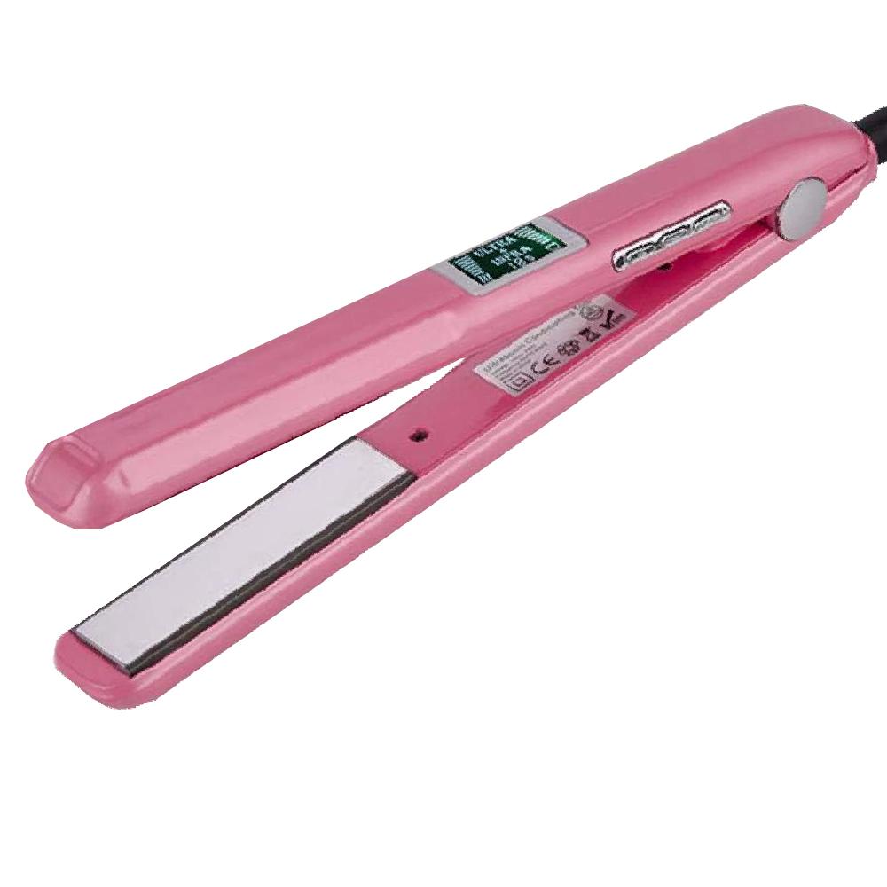 RUCHA Ultrasonic Infrared Hair Straightener Cold Hair Care Flat Iron for Professional Hair Treament Recovers Damaged Styler