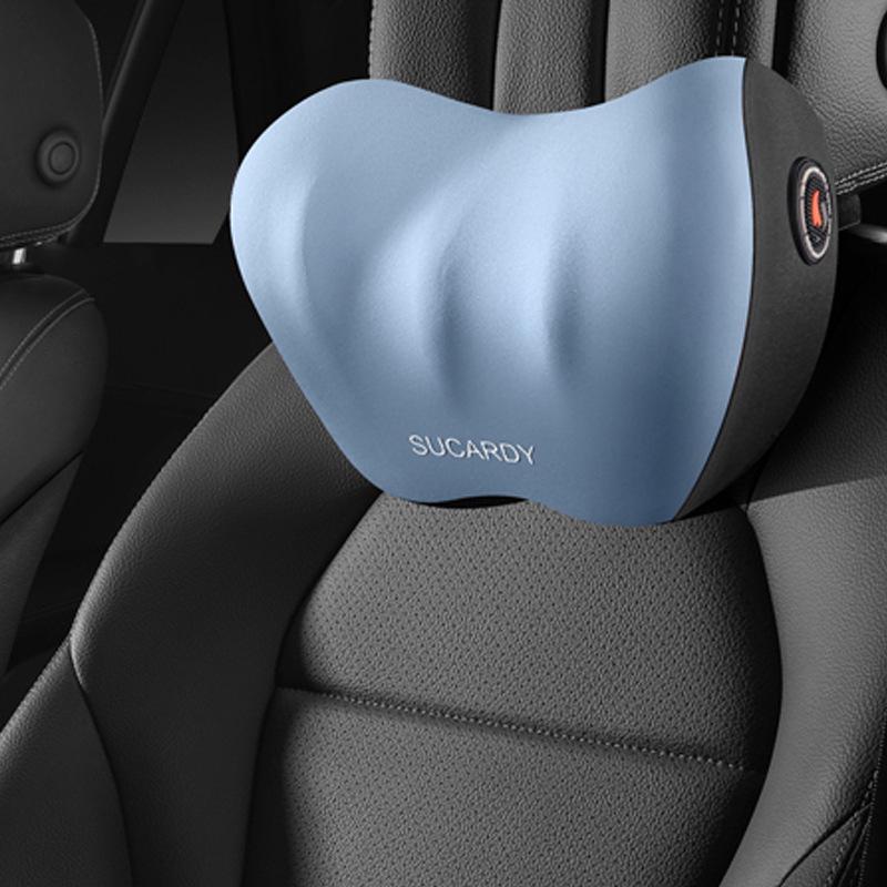 

Car Lumbar and Headrest Support Pillow - Memory Foam Cushion for Comfort and Protection