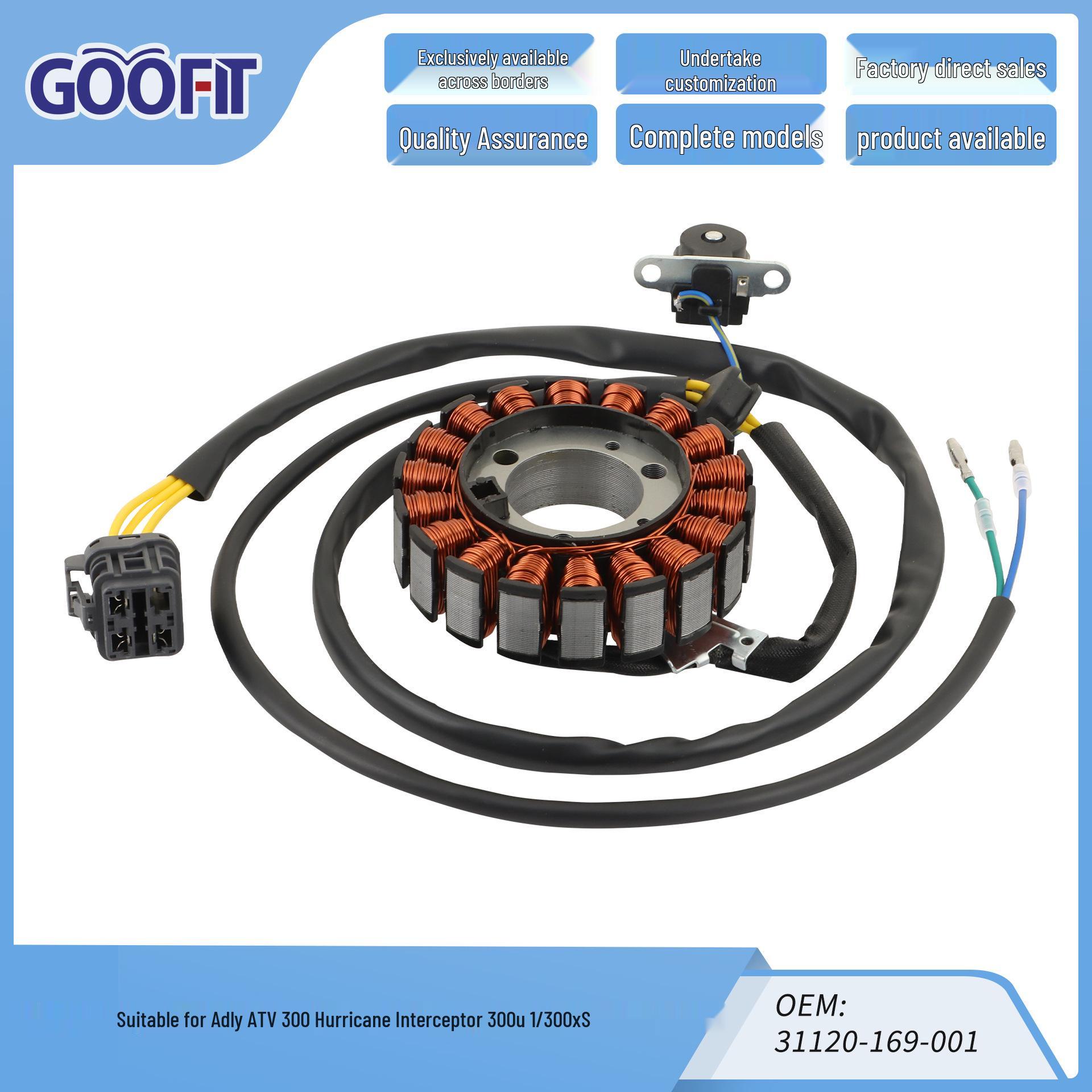 Adly ATV 300U/300XS Ignition Coil Stator 31120-169-001