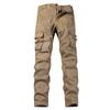 Men's Casual Relaxed Fit Cargo Pants, Outdoor Hiking Pants Cotton Twill  Pants
