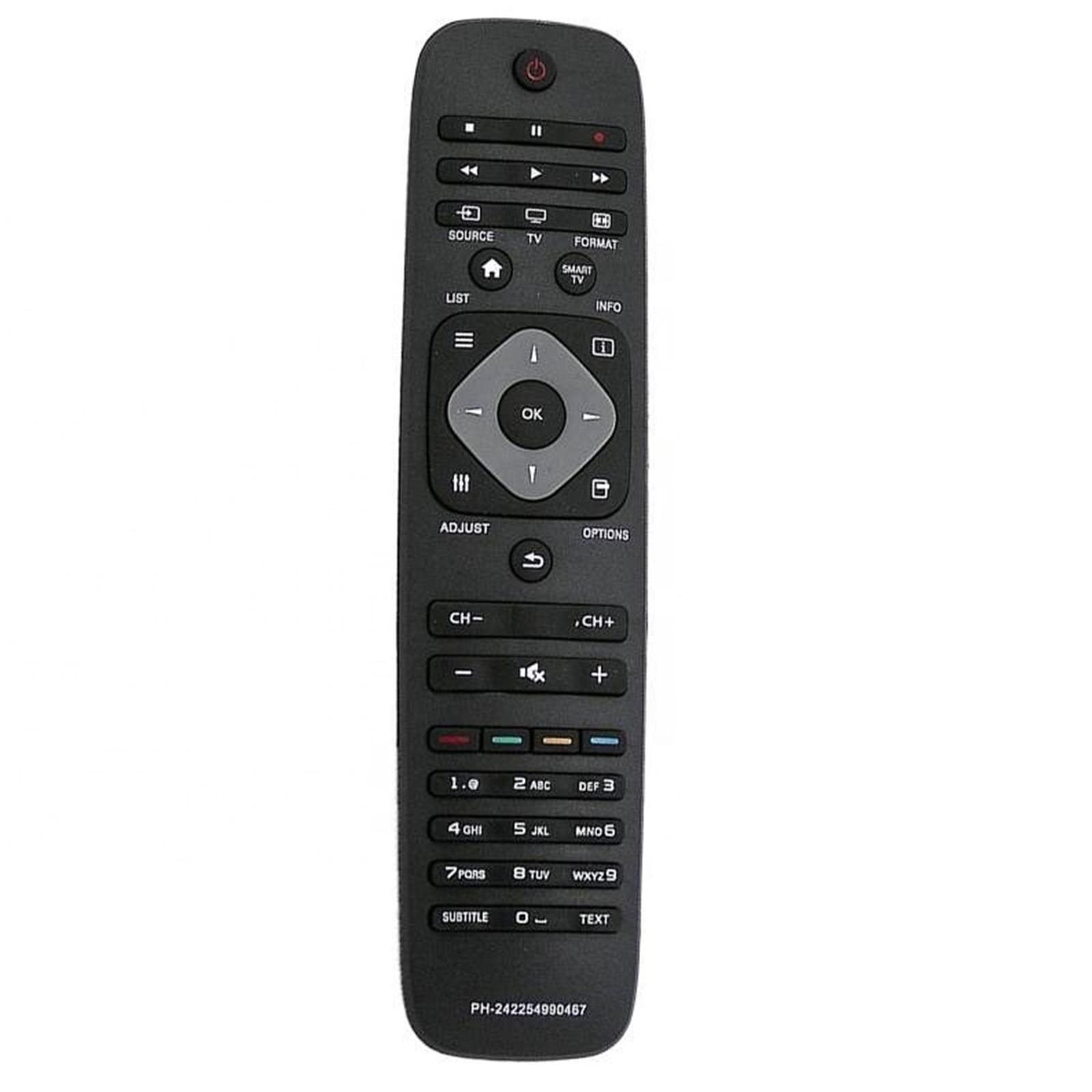 

New RM D1110 TV Remote Replaced Remote Control fit for TV 242254990467/2422 549 90467 LCD LED TVs Black