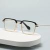 High definition men's anti-blue explosion reading glasses metal texture business classic reading glasses frame