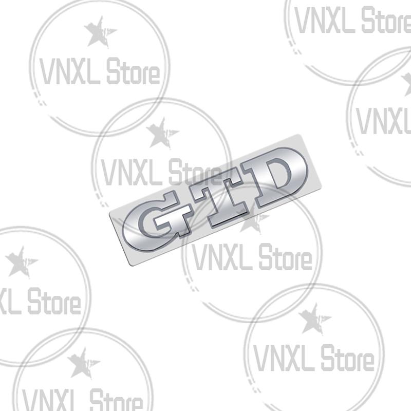 Car-Styling Metal GTD Grille Emblem Car Trunk Body Stickers For Golf Polo Passat Scirocco Bora Jetta Santana MK3 MK4 MK5 MK6 MK7