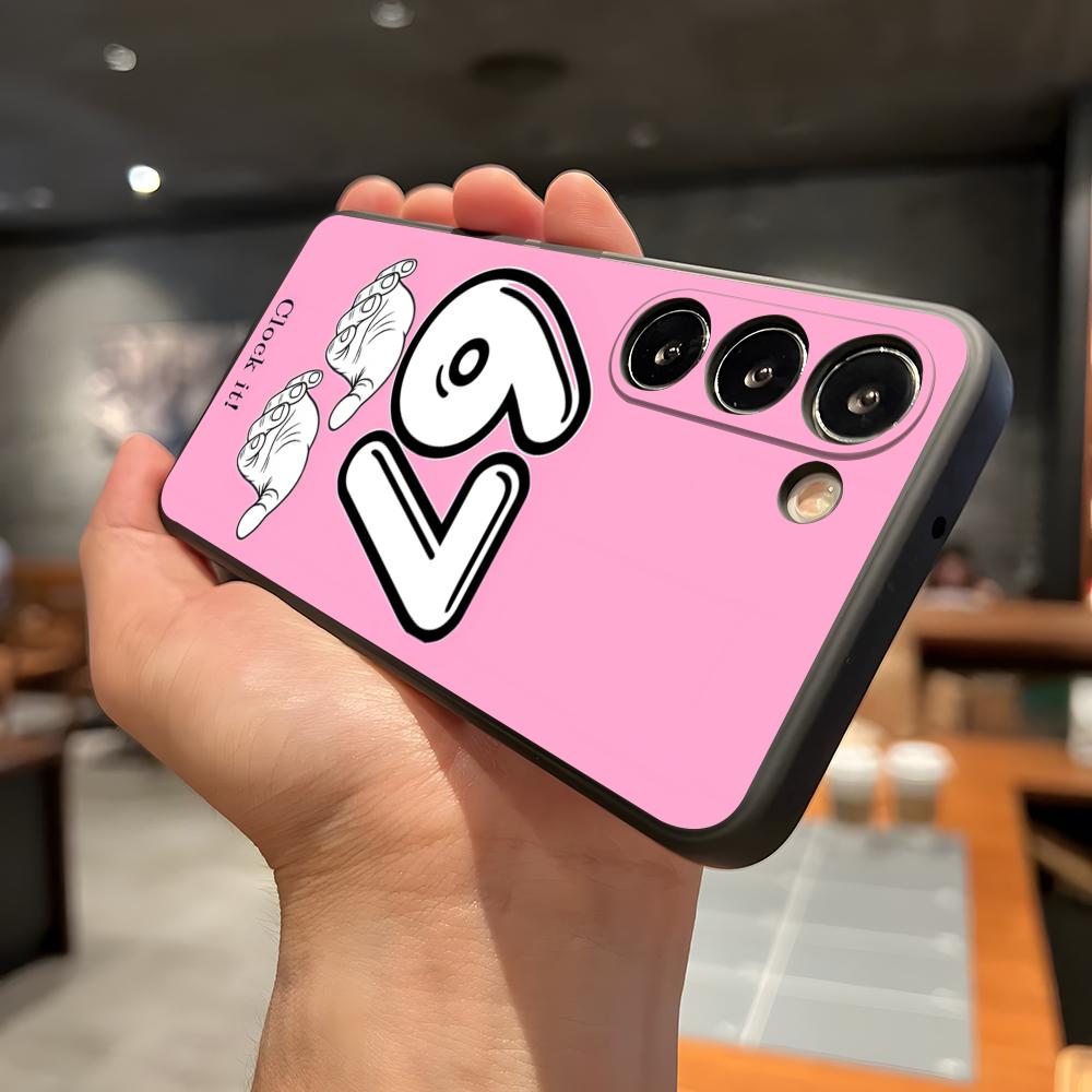 67 Six Seven Phone Case For Samsung A56 A36 A26 A16 A15 A25 A35 A55 A14 A34 A24 A54 Black Soft Shell