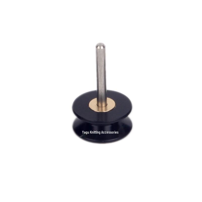 Round Spandex Yarn Guide Wheel: Single/Double-Sided Yarn Feeder, Sanda Type Rod