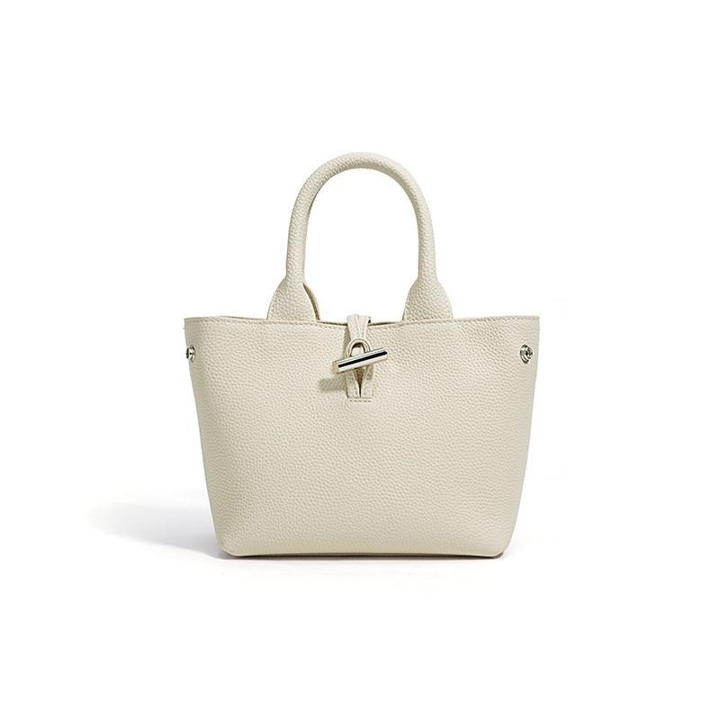 Niche Design New Small Bucket Bag High-end Soft Leather Hand Bag Versatile Fashion Leather Diagonal Span Women's Bag