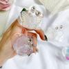 Transparent Butterfly Wind Pure Desire Mobile Phone Airbag Bracket Creative Rhinestone Simple Paste Desktop Air Cushion Support