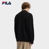 Fila Original Casual Sports Fashion Versatile Soft Comfortable Warm Loose Knit Sweater Unisex Sweater F51U549405FBK