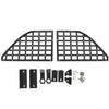 1 Pair Rear Window Storage Panel Black Steel Interior Luggage Organizer Shelf Cargo Rack Replacement for Ford Bronco