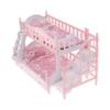 16Cm Doll Bunk Bed Toy Accessories Quilt Pillow House European Princess Bed