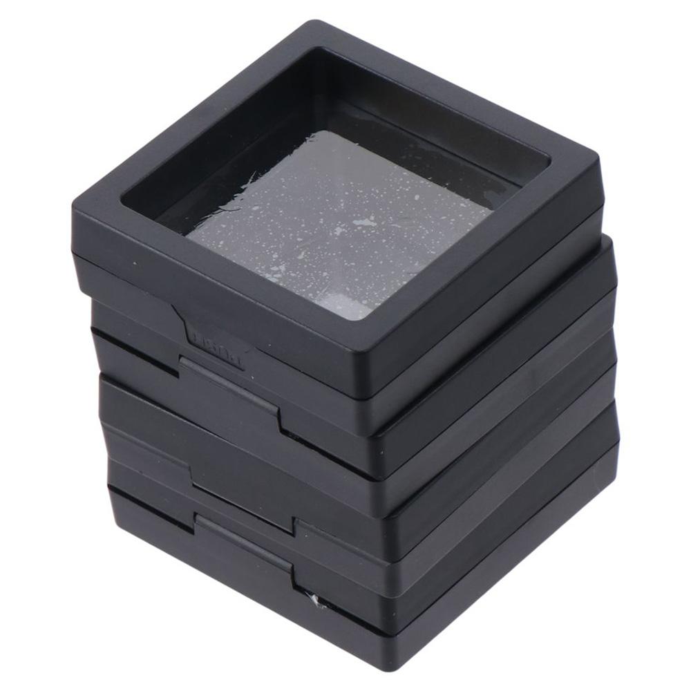 10 pcs with Base Storage Display Box Square Black Square Display Box New Jewelry Display Box  Home