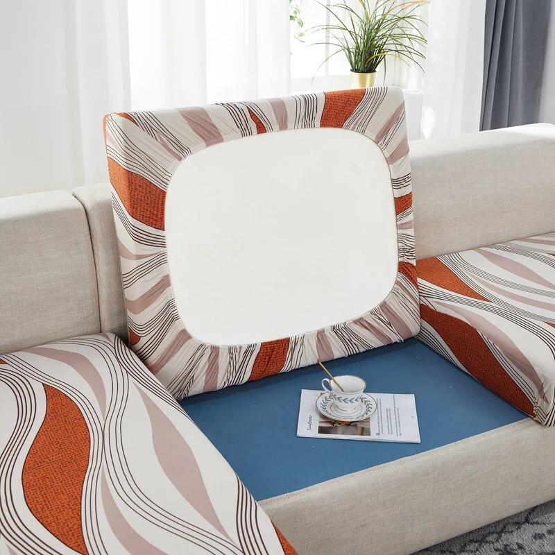 High Stretch Seat Cushion Cover Sofa Cushion Furniture Protector Fot Sofa Seat Sofa Slipcover Sofa Cover Soft Flexibility