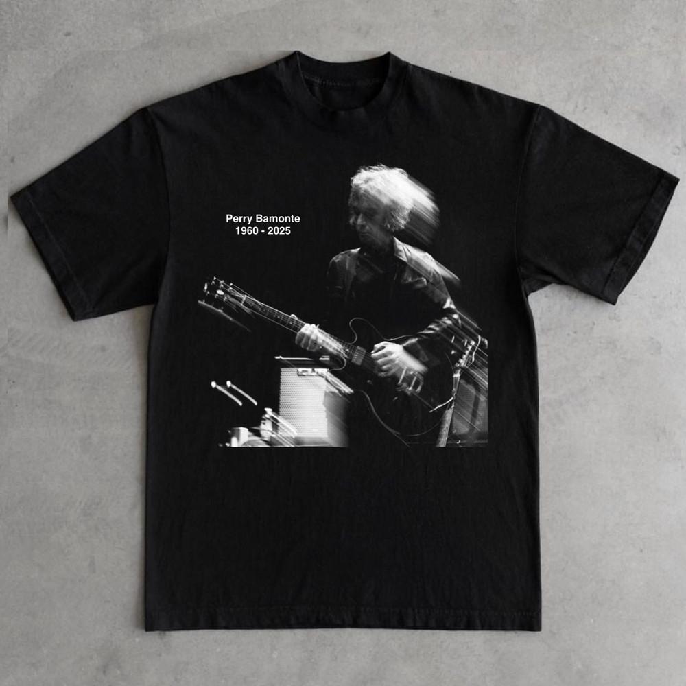 

Perry Bamonte 1960 2025 Thank You Shirt Black Unisex Size S5XL KY142 Unisex T-Shirt XXXXL