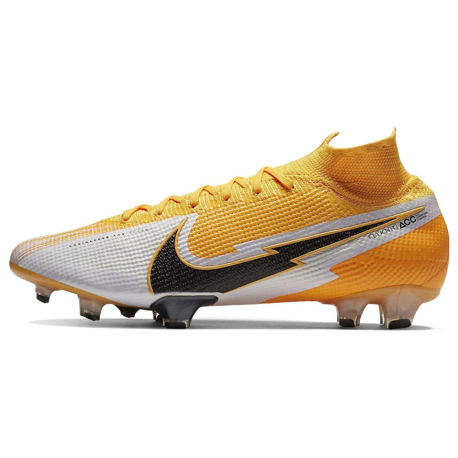 Кроссовки унисекс Nike Mercurial Superfly 7 Elite FG Laser Orange White Black AQ4174-801 40.5