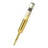 HSS 6.35mm Hex Shank Tap Drill Bit Through-Hole Inner Chip Removal Tap Drill 15mm(M3)