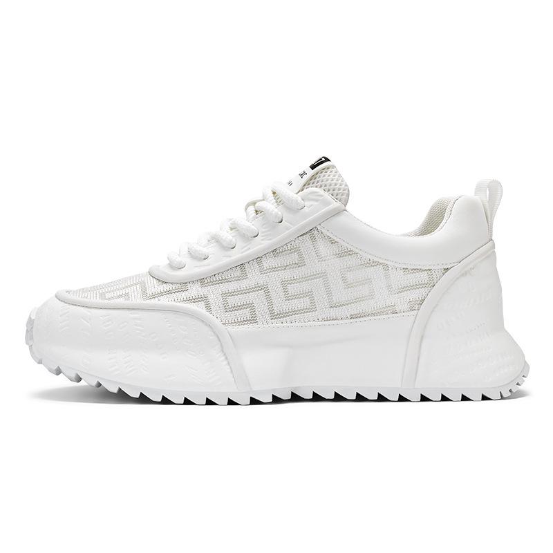 Men's 2025 Trendy Breathable Casual White Dad Shoes