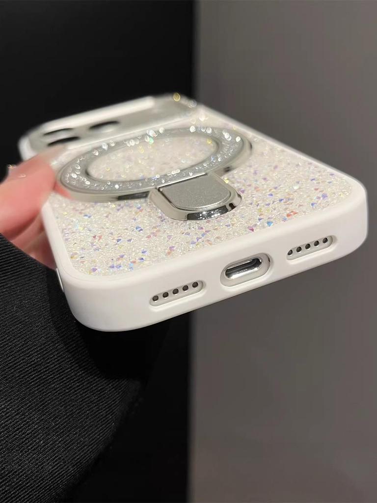 iPhone 17 Pro Max Glitter Case with Magnetic Stand & 16X Drop Protection