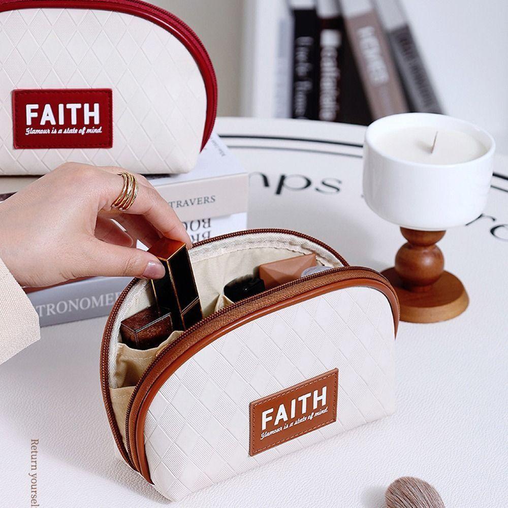 

PU Leather Lipstick Storage Bag Waterproof Cosmetic Storage Bag Portable Cosmetic Bag