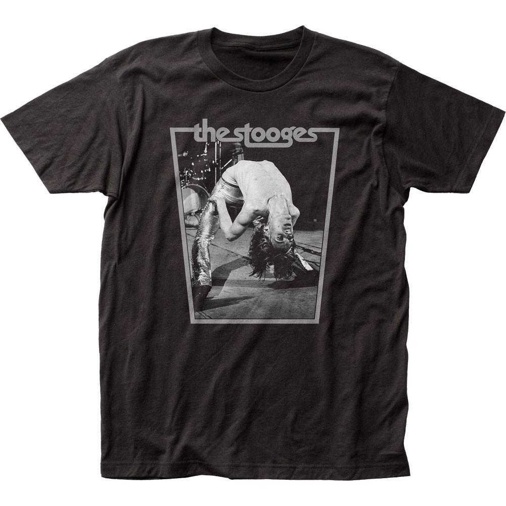 Iggy Pop Iggy Bend Mens T Shirt Music Classic Stooges Rock Band Tee New Black M