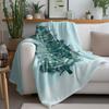 Tuniu Cute Christmas Tree Fleece Blanket Sofa Bed Room Throw Soft Warm Cozy Decorative