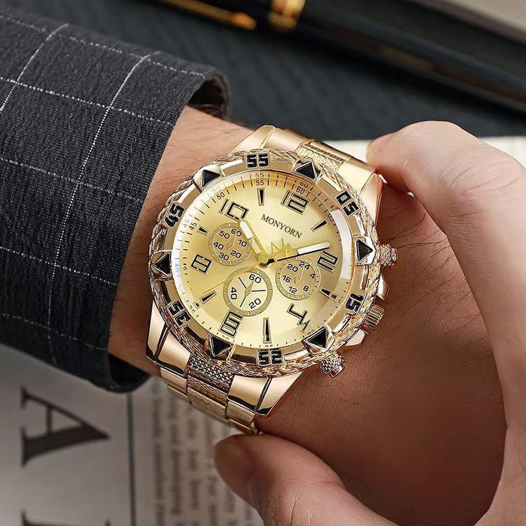 Mens Leather Business Fashion Watch Strap Watch For Gift Giving