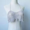 European And American Exaggerated Fringed Rhinestone Bra Body Chain Nightclub Women'S Sexy Shiny Accessories