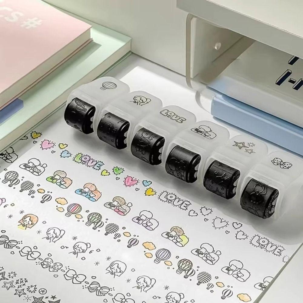 Drawing Marking Graffiti Doodle Roller Stamp Decorative Pattern Highlighter Roller  Journaling