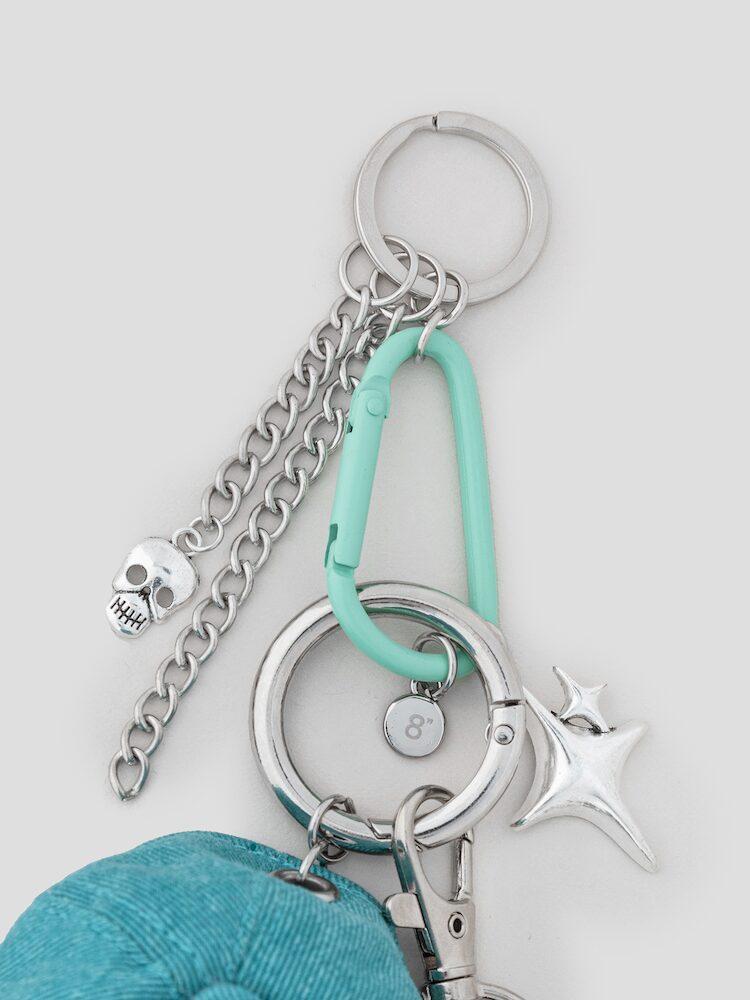 8seconds [SAJA BOYS] Mini Cap Keyring – Light Green