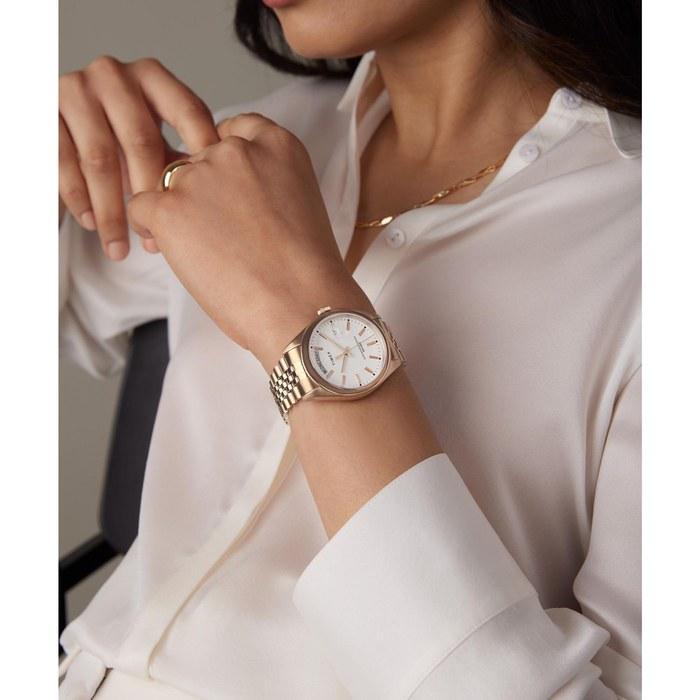 [Timex] Legacy Watch Quartz 50m Water Resistance Mineral Glass White Dial TW2W32200 Women's Gold