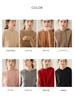 Women's Hooded Cashmere Sweater: Long Sleeve, Thick, Warm, Autumn/Winter Knit, Loose Fit Pullover.