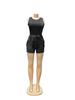 TW741 European-American Style Cotton Shorts & Sexy Tank Top Casual Two-Piece Set