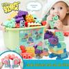 Soft Rubber Building Blocks for Babies: Large Particle, Chewable, and Educational DIY Assembly for Ages 0-1 Year
