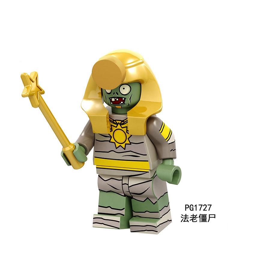 Pg8197Pg8205 Zombie Building Block Minifigure Small Particle Assembly Plant Toy Bag
