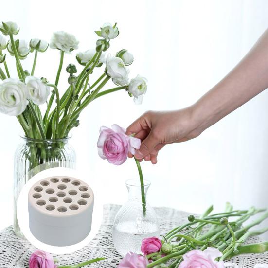 6 Pcs Spiral Ikebana Stem Holders Flower Arrangement Tools Reusable Flower Holders DIY Floral Art Accessory for Table Centerpiece Party Wedding