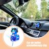 Cute Bear Car Air Freshener - Propeller-themed scented diffuser, long-lasting